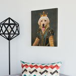 Custom Queen Renaissance Portrait Canvas - Funny Labrador Cute Shirt Labradors Labs