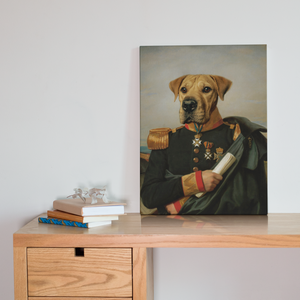 Custom Ambassador Renaissance Portrait Canvas - Funny Labrador Cute Shirt Labradors Labs