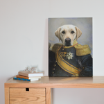 Custom Veteran Renaissance Portrait Canvas - Funny Labrador Cute Shirt Labradors Labs