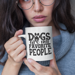 Dogs Are My Favorite People Funny Mug - Funny Labrador Cute Shirt Labradors Labs