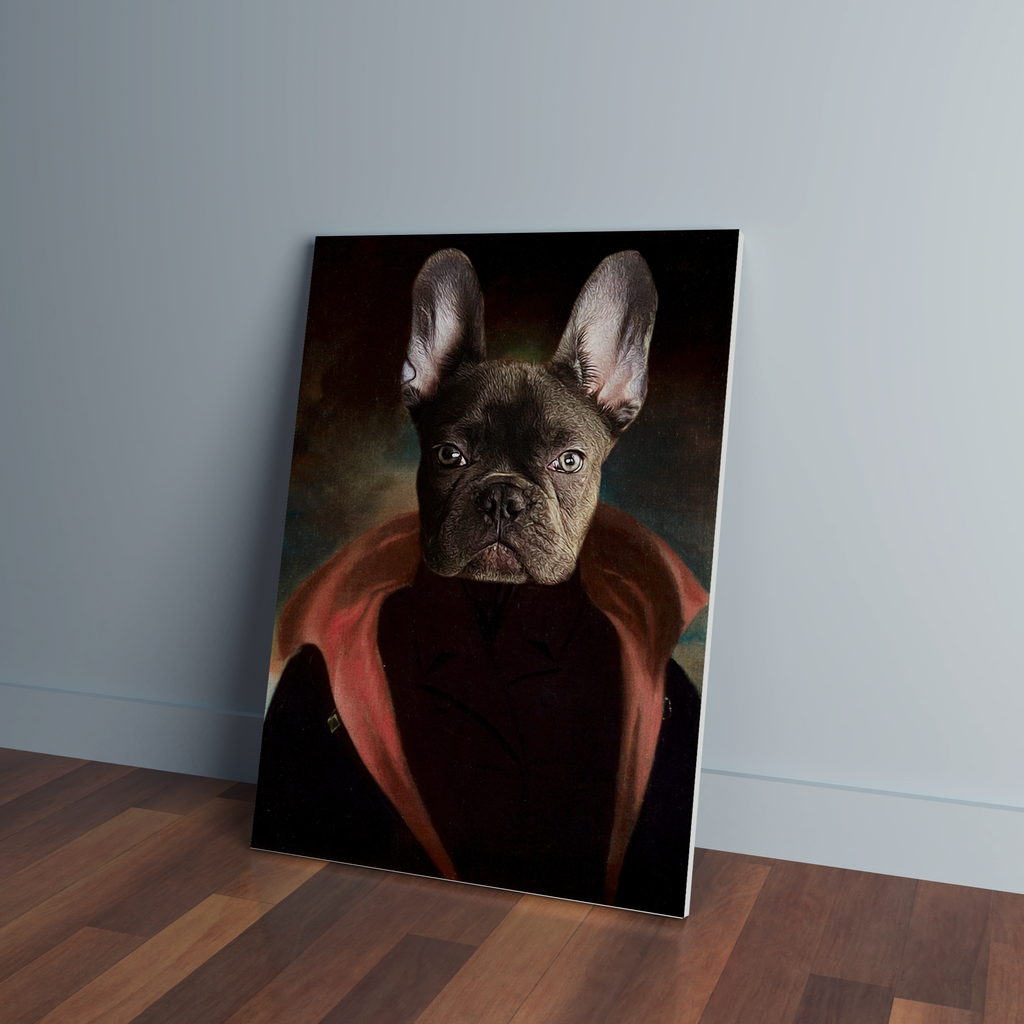 Custom Dracula Portrait Canvas - Funny Labrador Cute Shirt Labradors Labs