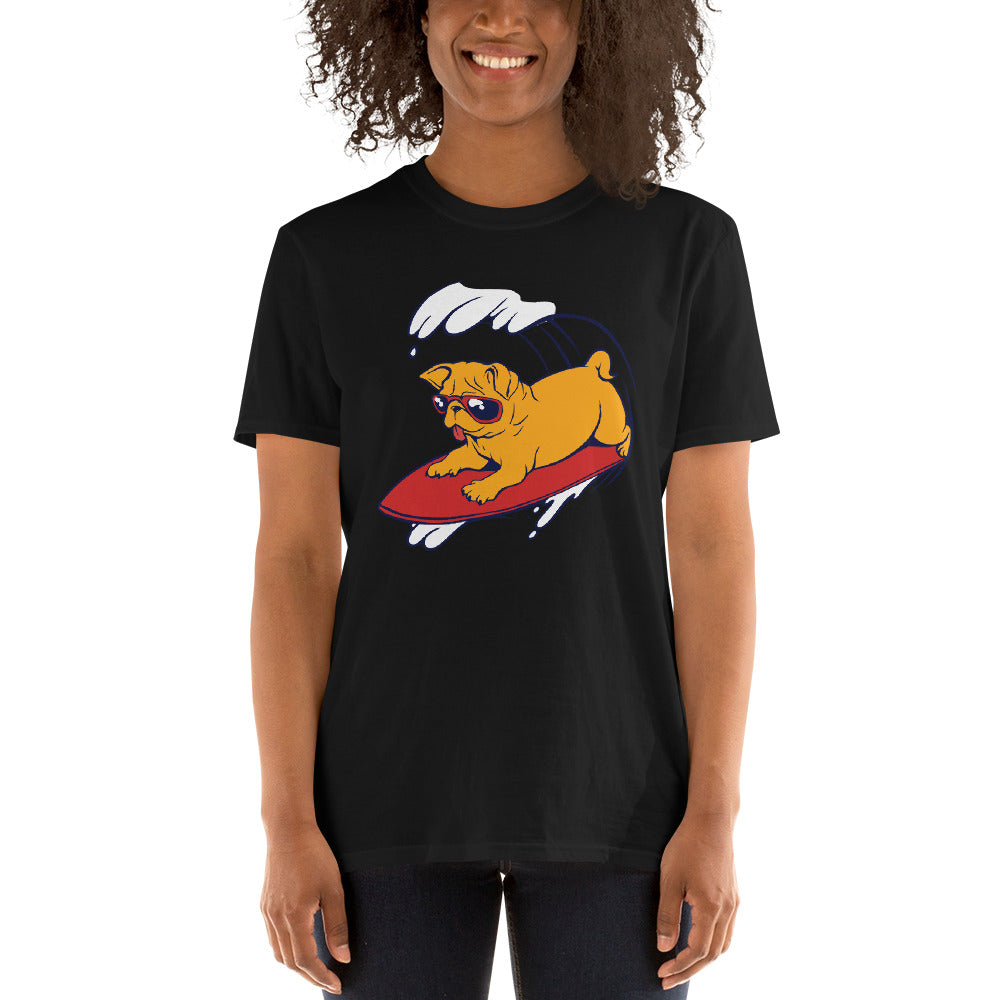 Wave Pug Cool Shirt - Funny Labrador Cute Shirt Labradors Labs