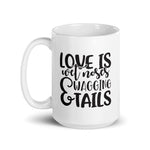 Love Is a Wet Nose and Wagging tails Funny Dog Mug - Funny Labrador Cute Shirt Labradors Labs