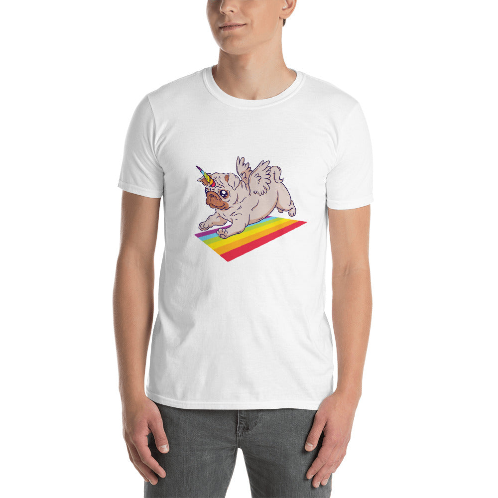Funny Rainbow Pug Shirt - Funny Labrador Cute Shirt Labradors Labs