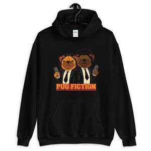Funny Pug Fiction Dog Parody Hoodie - Funny Labrador Cute Shirt Labradors Labs
