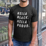 Hella Black Hella Proud Black Lives Matter Shirt - Funny Labrador Cute Shirt Labradors Labs