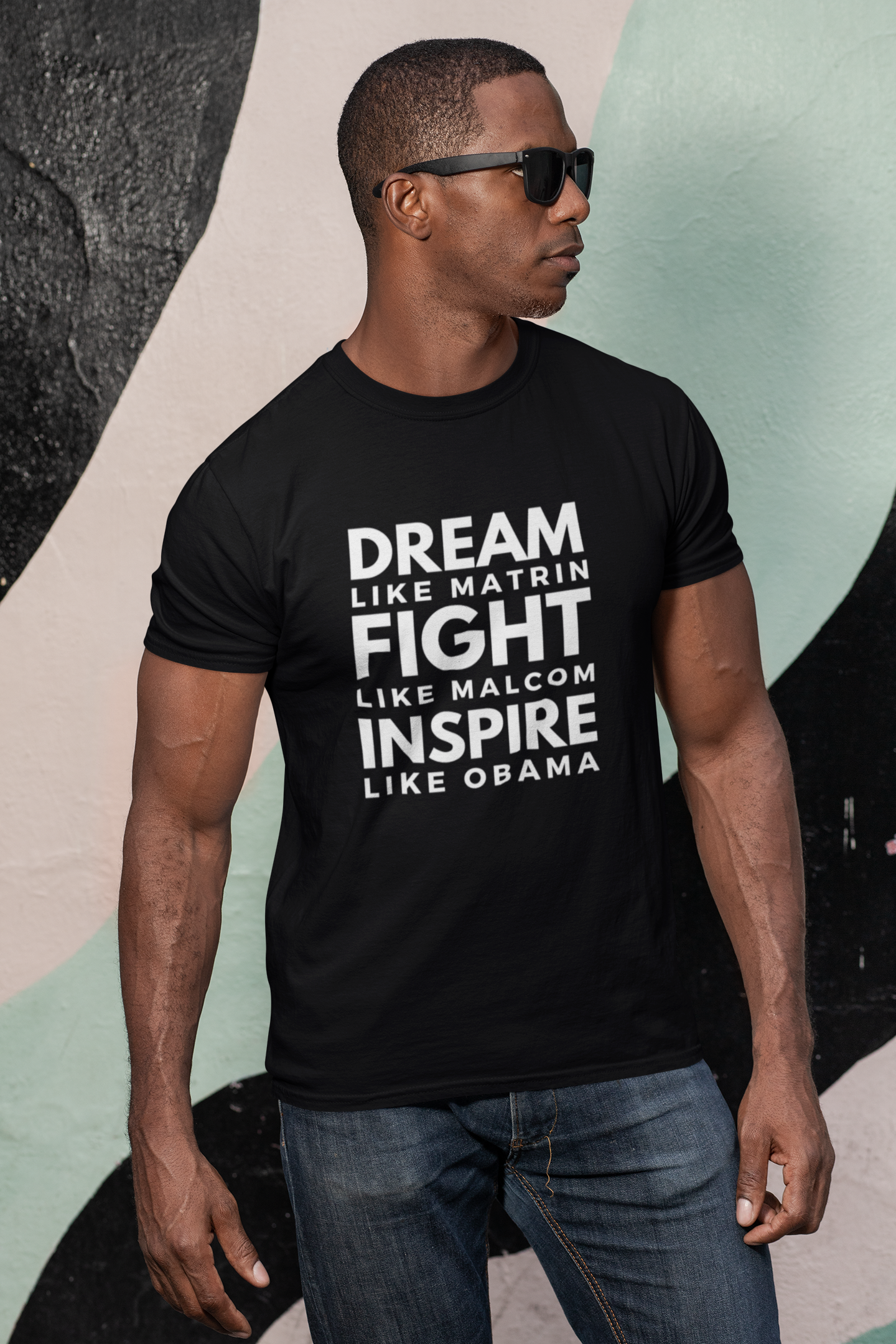 Dream Like Martin, Fight Like Malcom, Inspire Like Obama Black Lives Matter Shirt - Funny Labrador Cute Shirt Labradors Labs