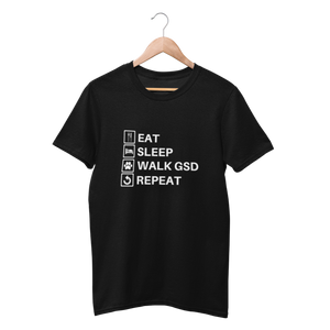 Eat, Sleep, Wall GSD, Repeat Funny Shirt - Funny Labrador Cute Shirt Labradors Labs