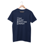 Eat, Sleep, Wall GSD, Repeat Funny Shirt - Funny Labrador Cute Shirt Labradors Labs