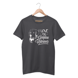 I Love My Golden Retriever Shirt - Funny Labrador Cute Shirt Labradors Labs