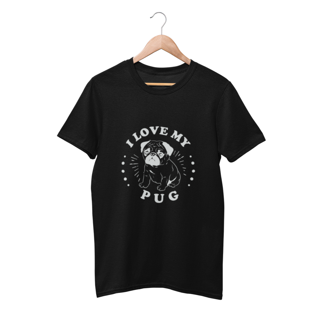 I Love My Pug Shirt - Funny Labrador Cute Shirt Labradors Labs