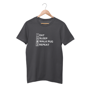 Eat, Sleep, Walk Pug & Repeat Shirt - Funny Labrador Cute Shirt Labradors Labs