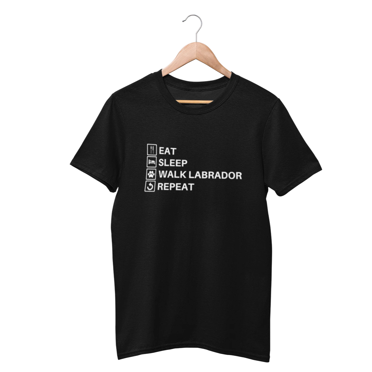 Eat, Sleep, Walk Labrador & Repeat Shirt - Funny Labrador Cute Shirt Labradors Labs