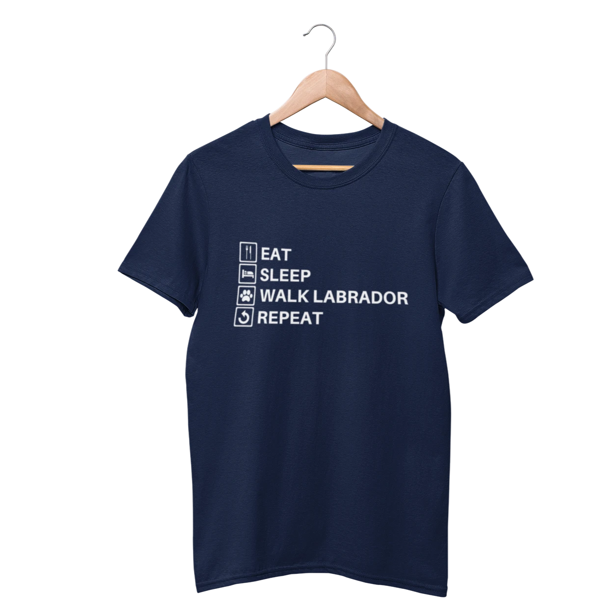 Eat, Sleep, Walk Labrador & Repeat Shirt - Funny Labrador Cute Shirt Labradors Labs