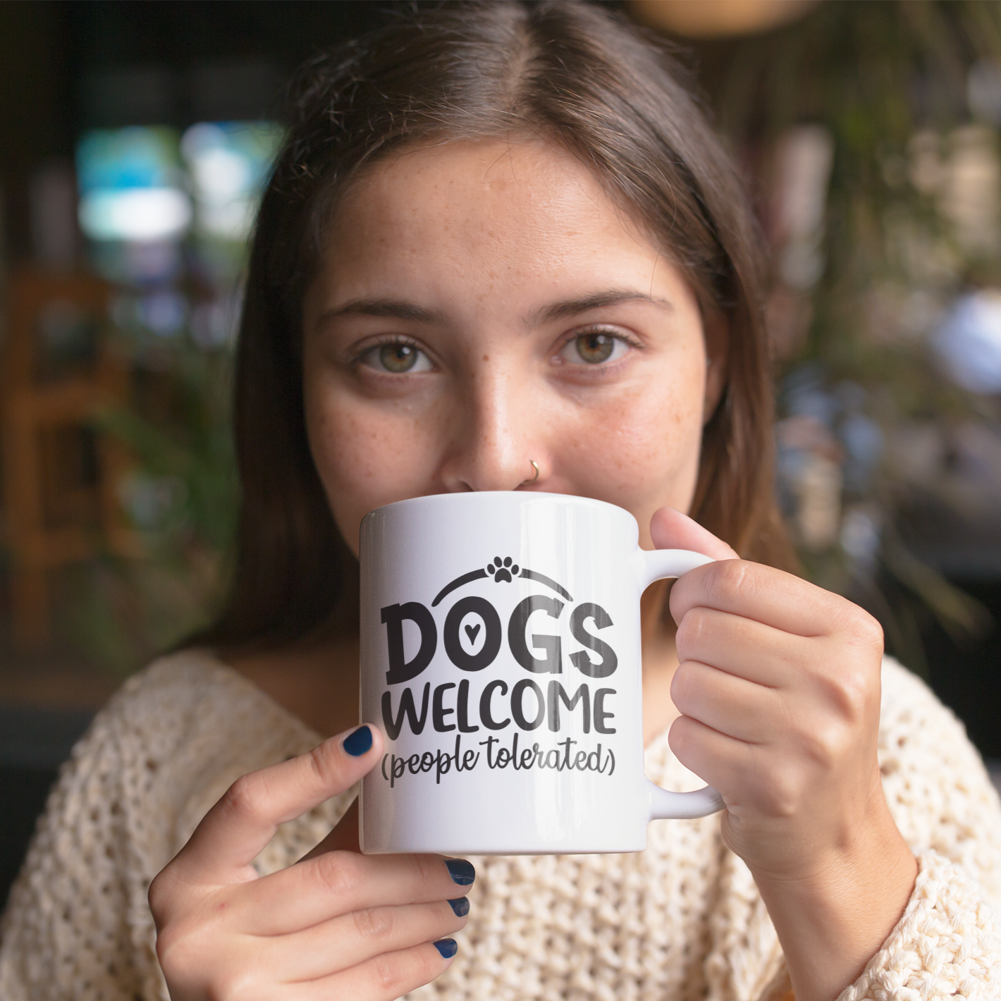 Dogs Welcome (People Tolerated) Mug - Funny Labrador Cute Shirt Labradors Labs
