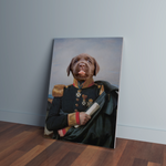 Custom Ambassador Renaissance Portrait Canvas - Funny Labrador Cute Shirt Labradors Labs